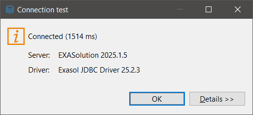 connection successful